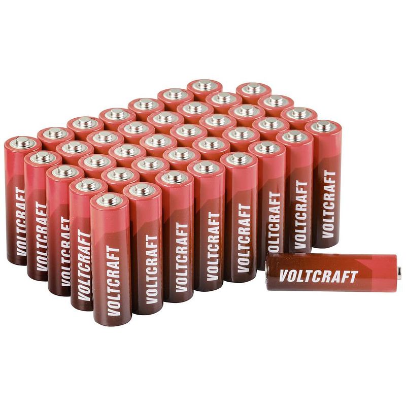 Foto van Voltcraft industrial lr6 se aa batterij (penlite) alkaline 2900 mah 1.5 v 40 stuk(s)