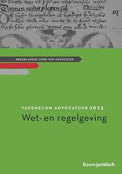 Foto van Vademecum advocatuur 2023 - paperback (9789462127883)