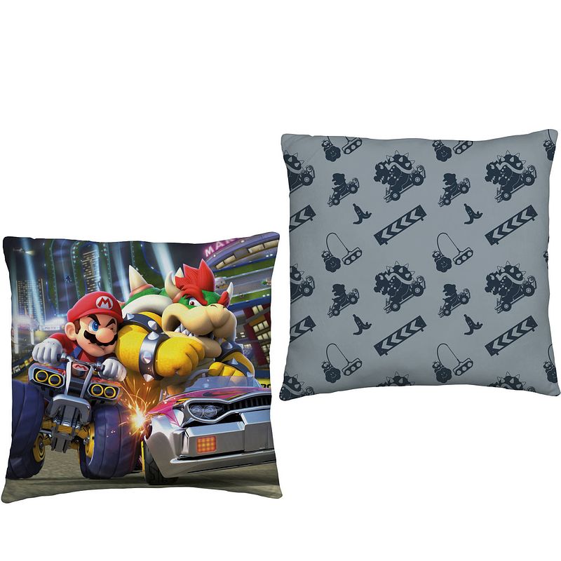 Foto van Super mario kussen battle - 40 x 40 cm - polyester