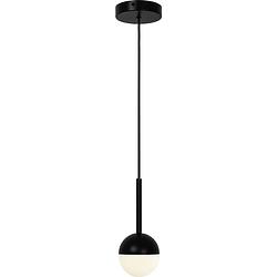 Foto van Nordlux contina 2113153003 hanglamp g9 zwart