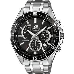 Foto van Casio chronograaf horloge efr-552d-1avuef (l x b x h) 53 x 47 x 12.3 mm zilver materiaal (behuizing): rvs materiaal (armband): rvs