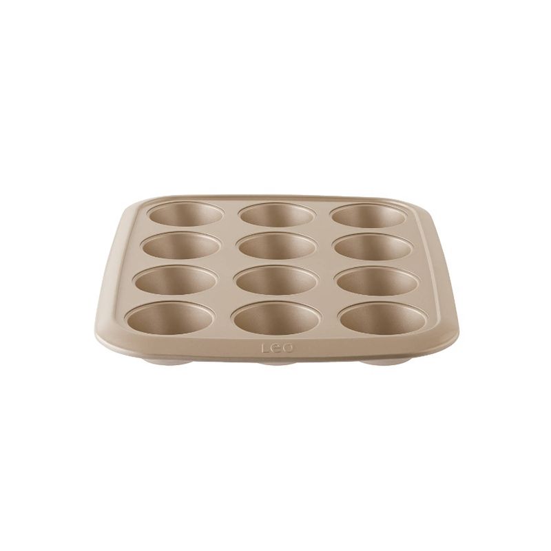 Foto van Berghoff - balance cupcakevorm/muffinvorm, 12 stuks, carbonstaal, non-stick, 6.5 cm - berghoff leo line