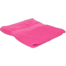 Foto van Voordelige handdoek fuchsia roze 50 x 100 cm 420 grams - badhanddoek