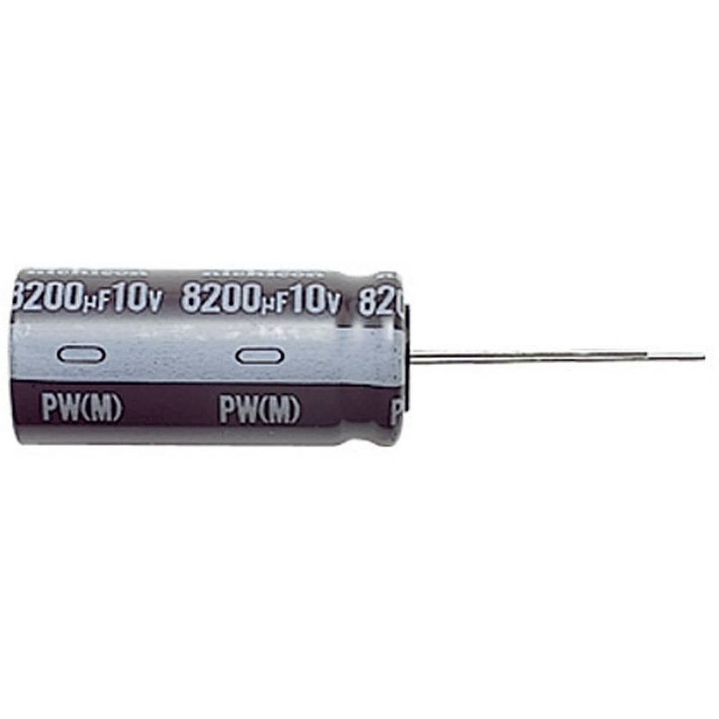 Foto van Nichicon upw1v221mpd elektrolytische condensator radiaal bedraad 5 mm 220 µf 35 v 20 % (ø x l) 10 mm x 12.5 mm 1 stuk(s)