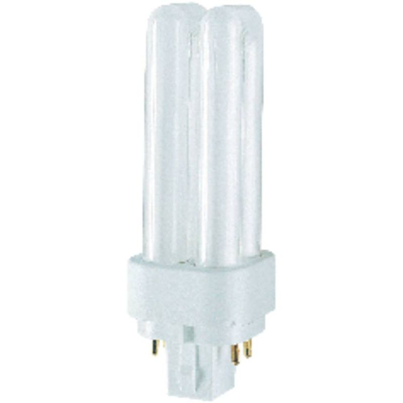 Foto van Osram spaarlamp energielabel: g (a - g) g24q-1 131 mm 230 v 13 w warmwit buis 1 stuk(s)