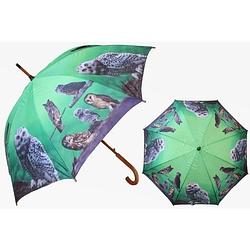 Foto van Groene paraplu met uilen 101 cm