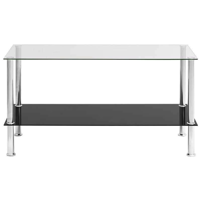 Foto van Infiori salontafel 110x43x60 cm gehard glas transparant