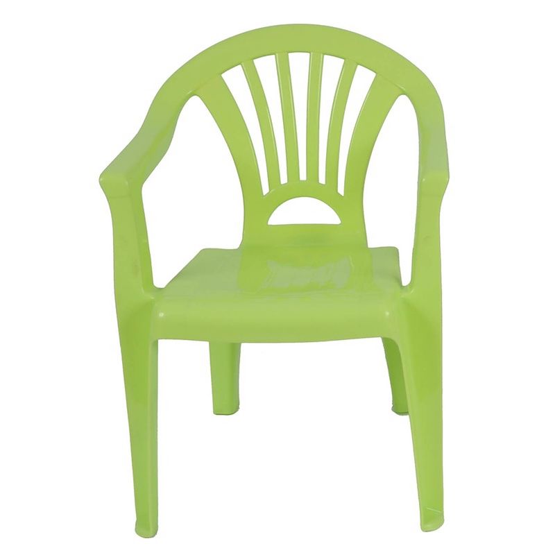 Foto van Plastic kinderstoel groen 37 x 31 x 51 cm - kinderstoelen