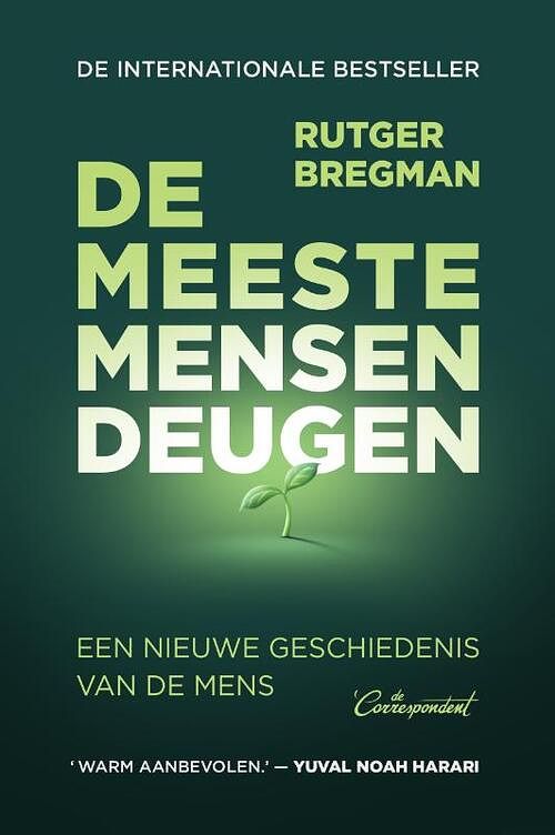 Foto van De meeste mensen deugen (midprice) - rutger bregman - paperback (9789493254411)