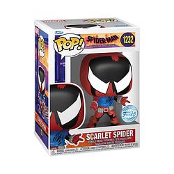 Foto van Funko pop! figuur spider-man across the spider-verse scarlet spider