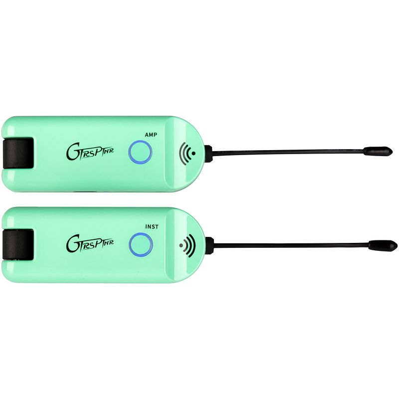 Foto van Mooer gtrs gwu4 uhf wireless plug green draadloos gitaarsysteem