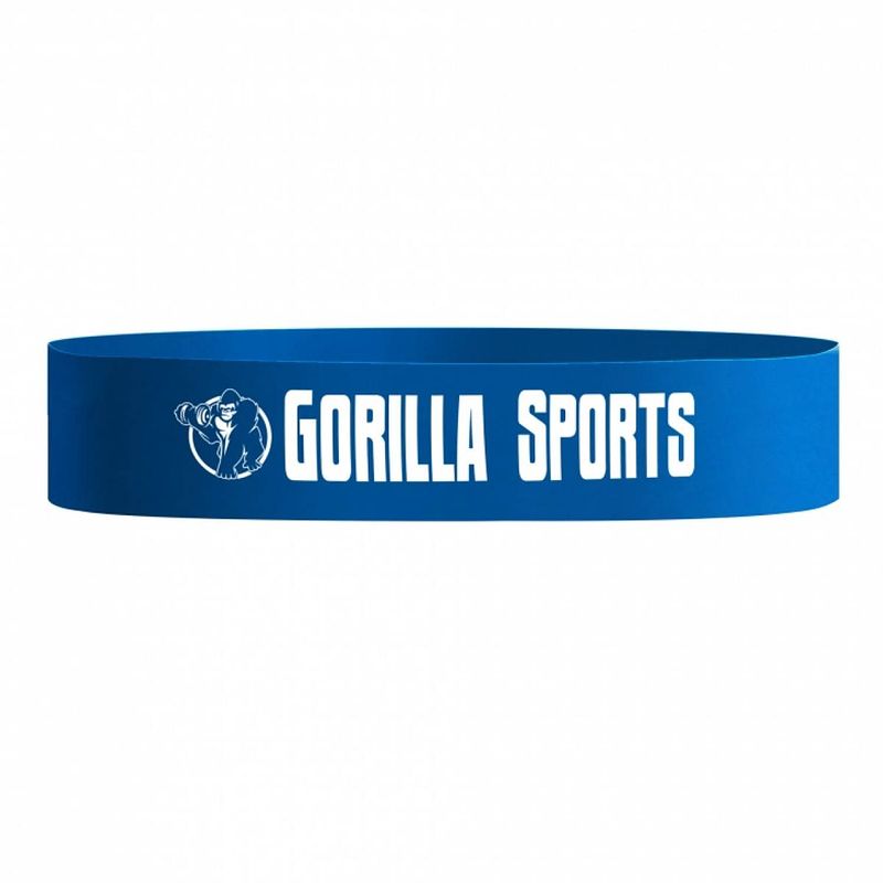 Foto van Gorilla sports fitnessband - blauw - 0,8 mm - weerstandsband