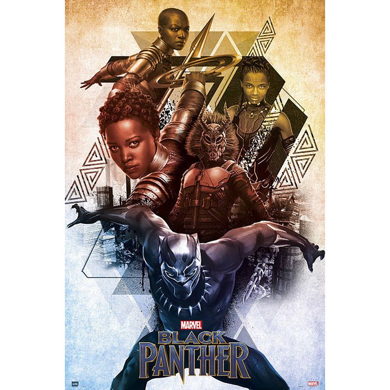 Foto van Grupo erik marvel black panther poster 61x91,5cm