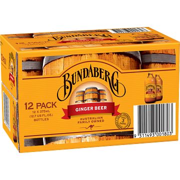 Foto van Bundaberg ginger beer 12 x 375ml bij jumbo