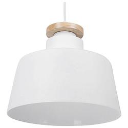 Foto van Beliani danube hanglamp wit aluminium