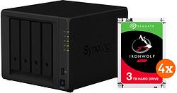 Foto van Synology ds418 + seagate ironwolf 12tb (4x3tb)