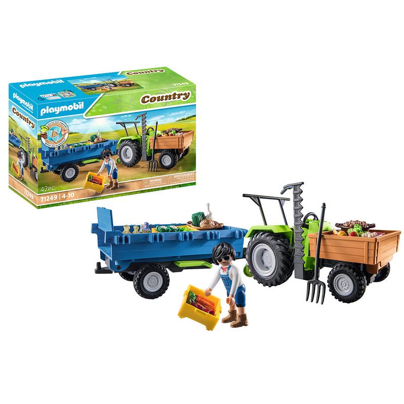 Foto van Playmobil country trekker met aanhanger 71249