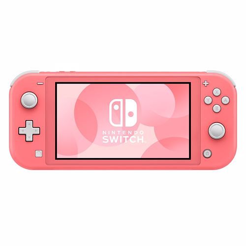 Foto van Nintendo switch lite (koraal)