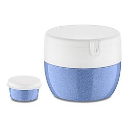 Foto van Bento box, medium, organic blauw - koziol bentobox m