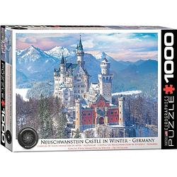 Foto van Eurographics puzzel neuschwanstein castle in winter - 1000 stukjes
