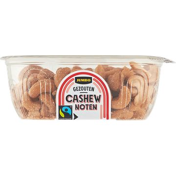 Foto van Jumbo gezouten cashewnoten fairtrade 140g