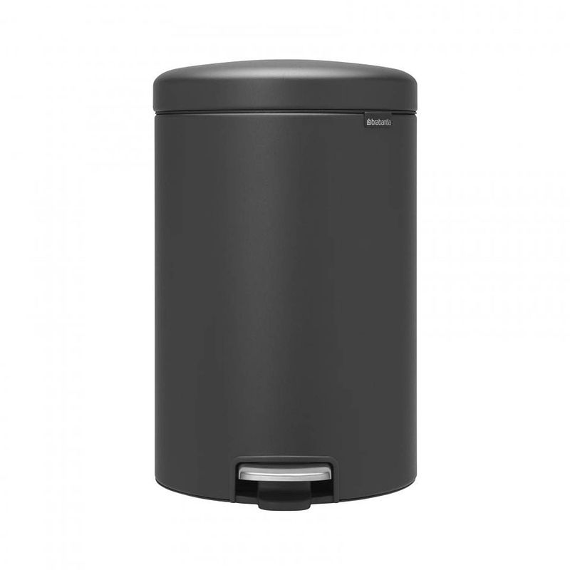 Foto van Brabantia newicon pedaalemmer 20 liter met kunststof binnenemmer - mineral infinite grey