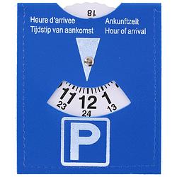 Foto van Parkeerschijf blauw 15 x 11 cm - parkeerschijven