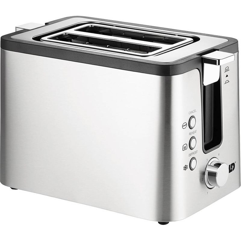 Foto van Unold toaster 2er kompakt broodrooster met geïntegreerde broodopzet rvs