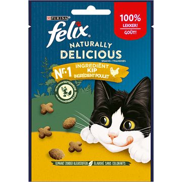 Foto van Felix® naturally delicious met kip kattensnacks 50g bij jumbo
