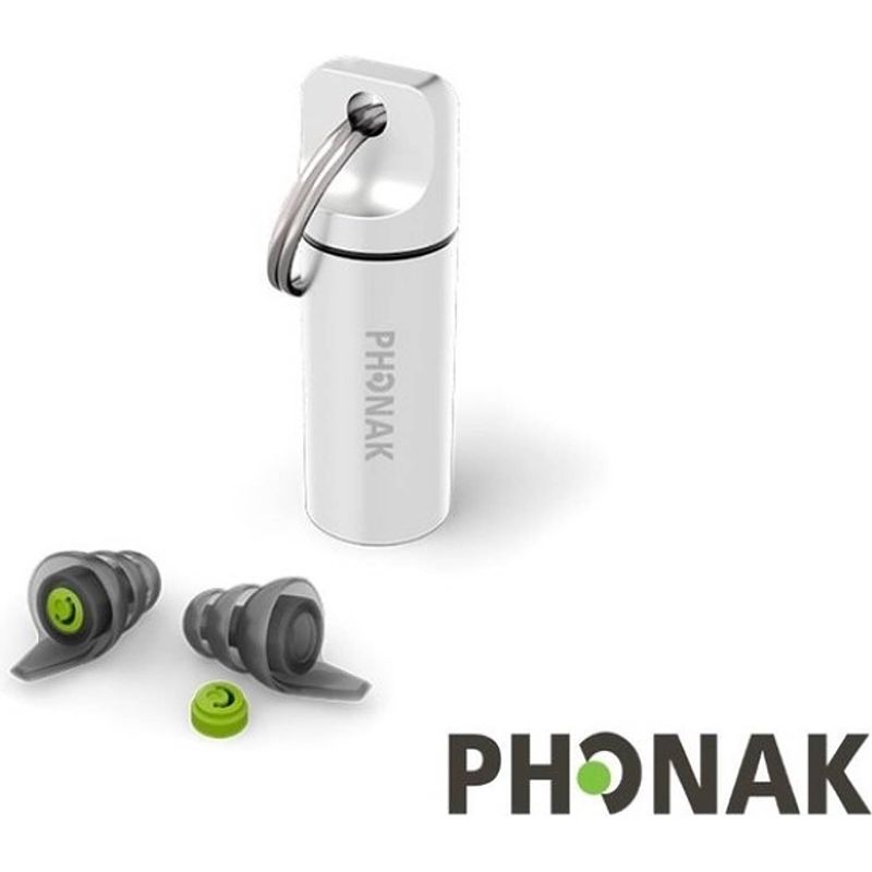 Foto van Phonak serenity choice work gehoorbescherming oordopjes 16 db snr groen filter werk oordop