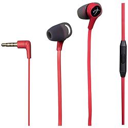 Foto van Hyperx cloud earbuds in ear oordopjes kabel gamen stereo zwart/rood