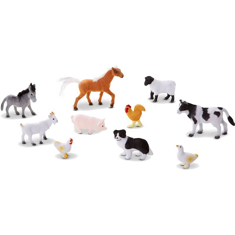 Foto van Melissa & doug speelfigurenset boerderijdieren 10-delig