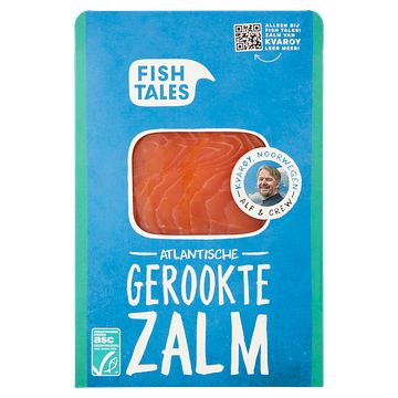 Foto van Fish tales atlantische gerookte zalm 100g bij jumbo