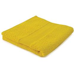 Foto van Arowell badhanddoek badlaken 100 x 50 cm - 500 gram - geel - 10 stuks