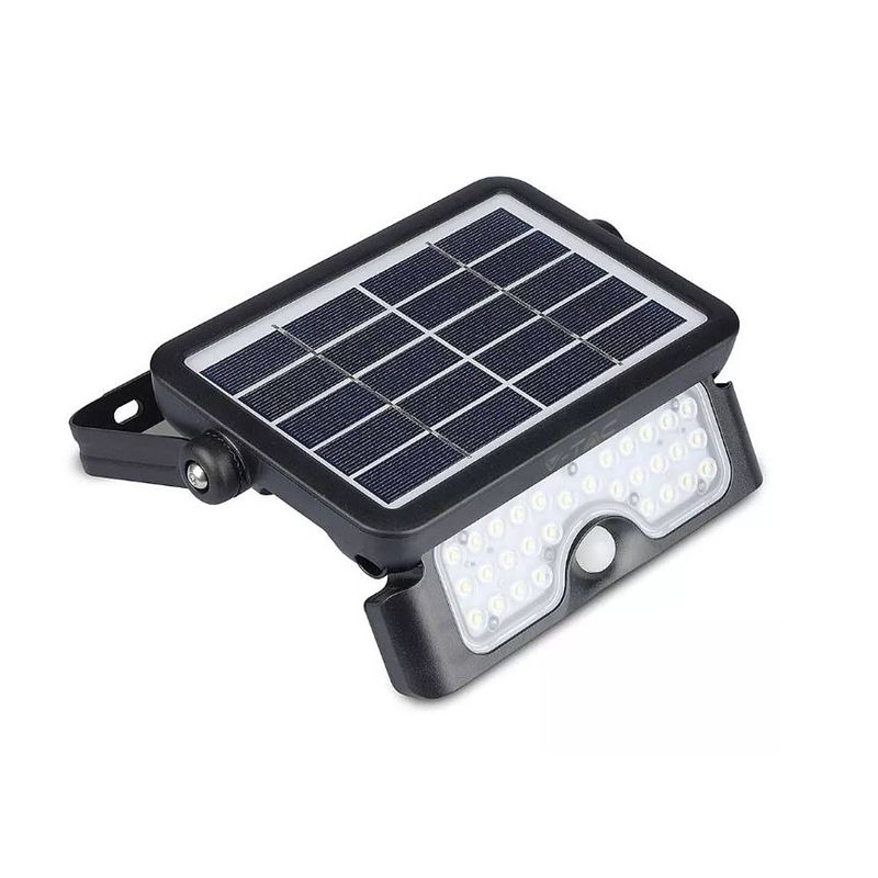 Foto van V-tac vt-777-5 solar floodlight met sensor - 5w - 4000k - 500 lumen