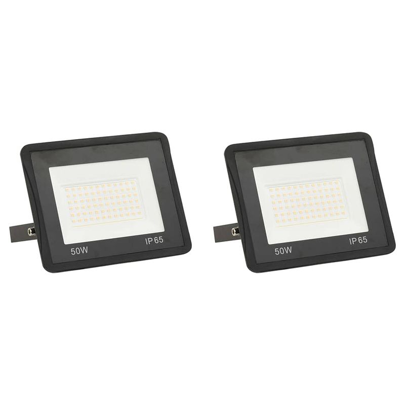 Foto van Vidaxl spotlights 2 st led 50 w koudwit