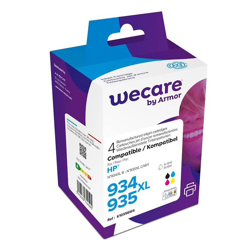 Foto van Wecare cartridge compatible met hp 934/935 xl combipack