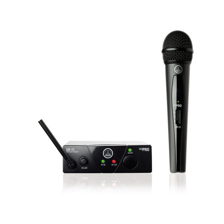 Foto van Akg wms 40 mini vocal ism2 (864.375 mhz) draadloos systeem