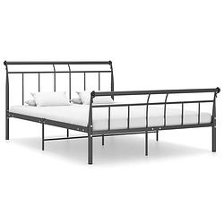 Foto van Vidaxl bedframe metaal zwart 140x200 cm