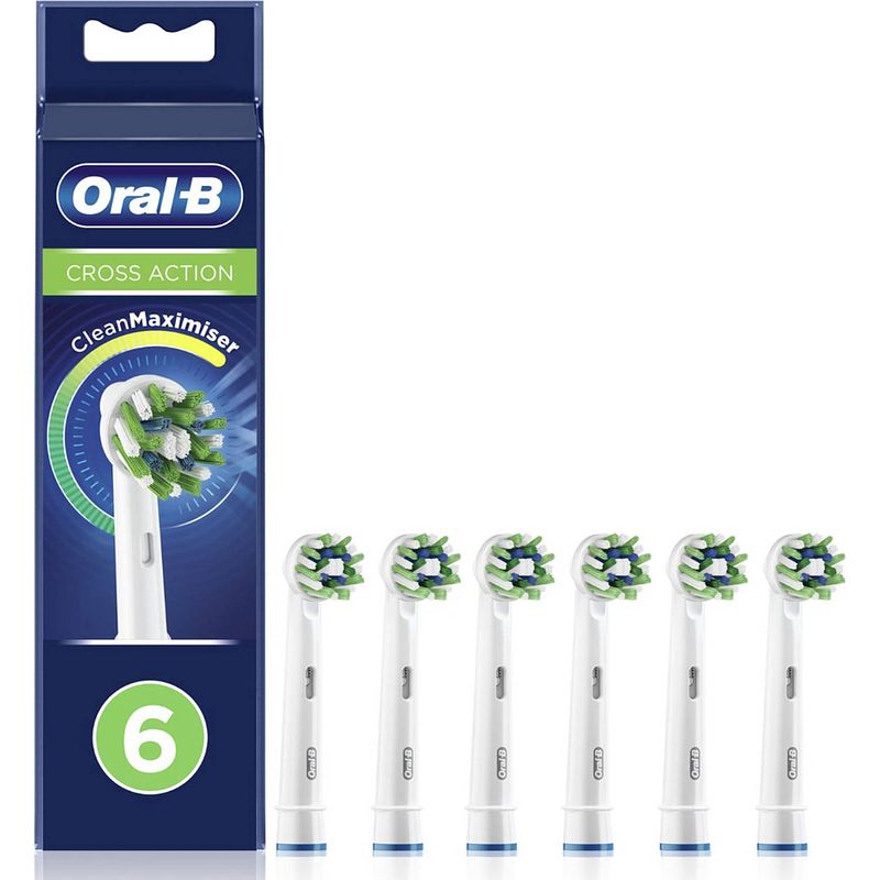 Foto van Oral-b crossaction - met cleanmaximiser-technologie - opzetborstels - 6 stuks