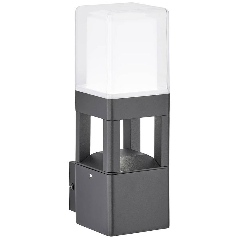 Foto van Wofi outdoor line sierra 1flg. 12244 led-buitenlamp (wand) 10 w zwart