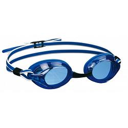 Foto van Blauw witte zwembril voor volwassenen - zwembrillen