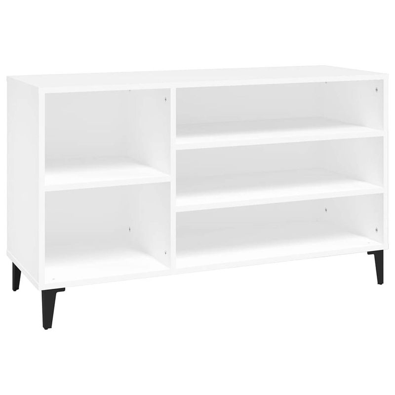 Foto van The living store schoenenkast - elegant - 102 x 36 x 60 cm - wit