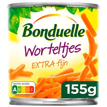 Foto van Bonduelle worteltjes extra fijn 155g bij jumbo