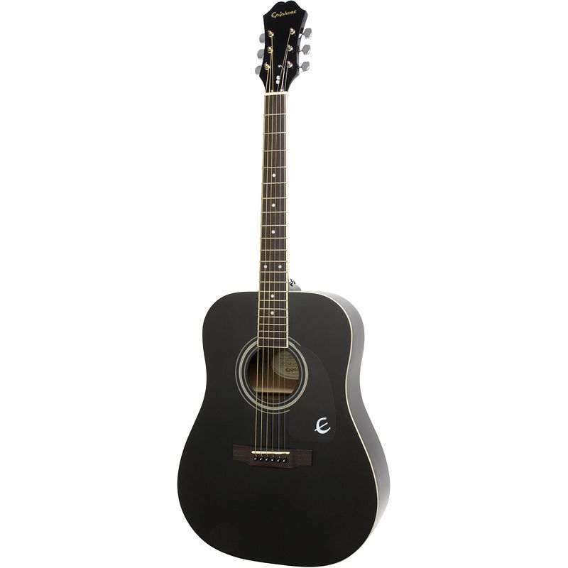 Foto van Epiphone songmaker dr-100 ebony akoestische westerngitaar