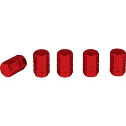 Foto van Eufab ventielkap set van 5 stuks rood