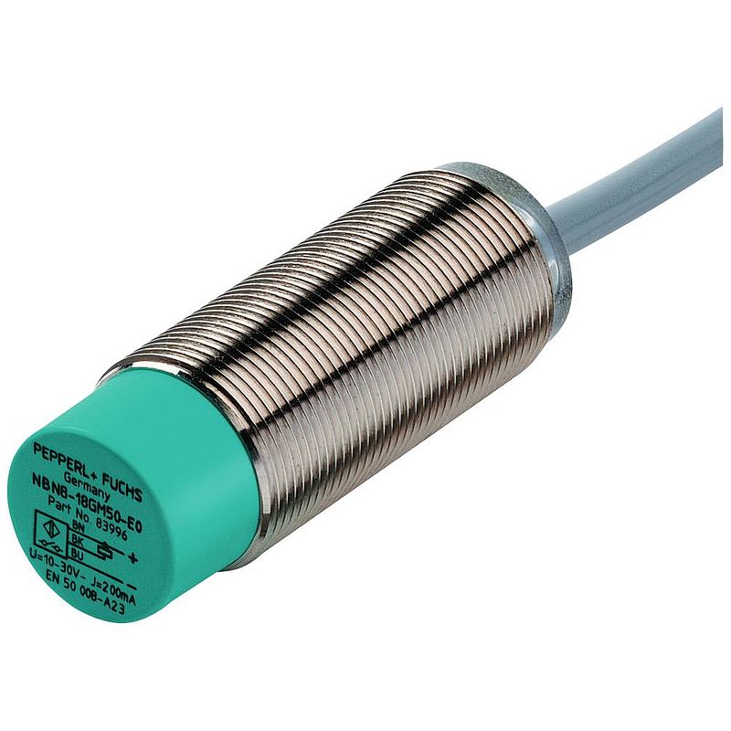 Foto van Pepperl+fuchs inductieve sensor npn nbn12-18gm50-a0-m1