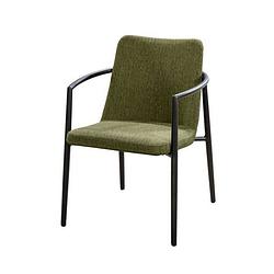 Foto van Yoi - youkou dining chair alu black/emerald green