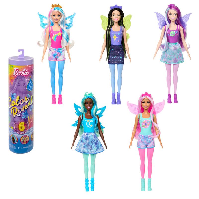 Foto van Barbie color reveal rainbow galaxy series pop