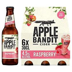 Foto van Apple bandit cider raspberry fles 6 x 30cl bij jumbo